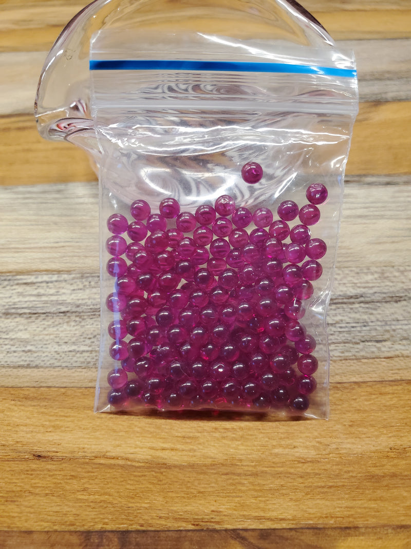 Ruby Balls - 3mm