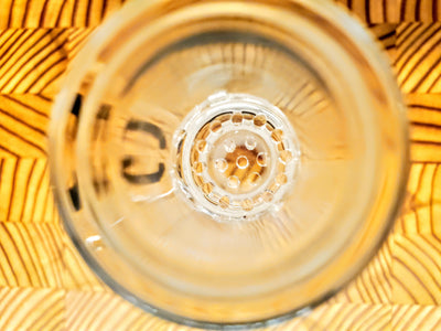 QaromaShop Short Glass Adaptor Bowl